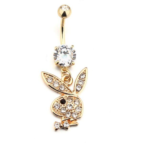 Playboy Bunny Belly Button Ring