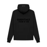 Black Essentials Hoodie